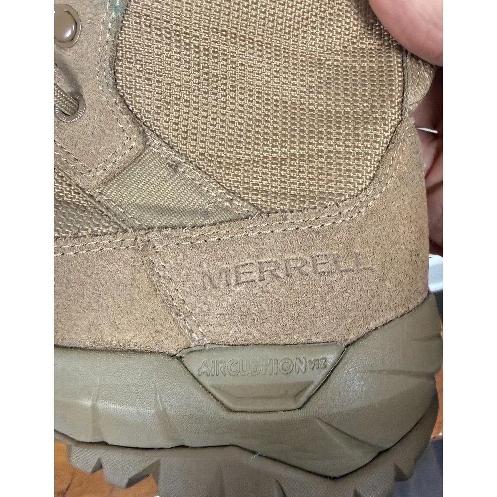 MERRELL Model # J099375 MensTactical Hiking Work Boots Coyote Brown - 9